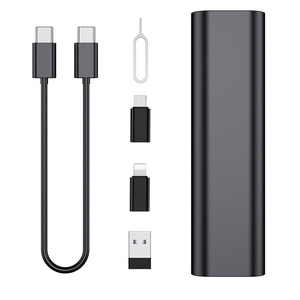 5-in-1 Multifunktionales Reise-USB-C-Kabelset mit 60W Ladekabel, Aufbewahrungsbox, OTG-Adapter und SD-Kartensteckplatz für iPhone, Typ-C und Micro-USB-Geräte - Product Image 1