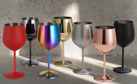 Vente en gros, faible MOQ, gobelet à eau incassable en acier inoxydable, mini-gobelet en métal, céramique ambrée personnalisée