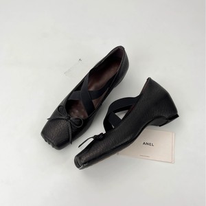 Zapatos Planos HANE Mary Jane con Punta Cuadrada, de Cuero Genuino, con Tira en X y Lazo, para Mujer - Product Image 4