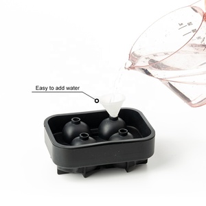 4 Hohlraum 3D-Form Lebensmittel qualität Silikon Skelett kopf Eiswürfel formen für Whisky - Product Image 6