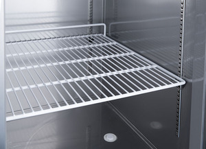Réfrigérateur-congélateur à double porte en acier inoxydable à économie d'énergie pour cuisine d'hôtel LF150C6 Congélateur commercial profond - Product Image 4