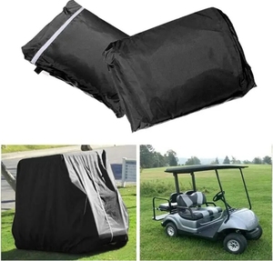Copri carrello da Golf per esterni Oxford 4 posti 2 posti Golf Cart copri Golf elettrico impermeabile motorizzato carrello - Product Image 5