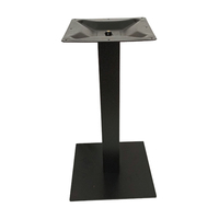 Base de table carrée en acier robuste, pied de table en métal pour restaurant, bistrot, café, structure de support de table à manger commerciale