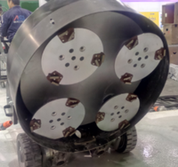 Idimas Asl-Rt8 de Travail Polissage Polissage Machine Zone 650Mm Béton Terrazzo Étage Grinder Machine