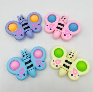 Nouveau soulagement du Stress fête faveurs jouet pousser jeu Itting doigt Fidget jouet <span class=keywords><strong>papillon</strong></span> Spinner <span class=keywords><strong>Pop</strong></span> bulles pour les enfants - Product Image 5