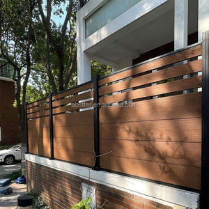 Panel <span class=keywords><strong>de</strong></span> Cerca WPC para Exteriores, Privacidad para Piscina, Estilo Rancho, Diseño Modular con Modelado 3D, Garantía <span class=keywords><strong>de</strong></span> 10 Años - Product Image 2
