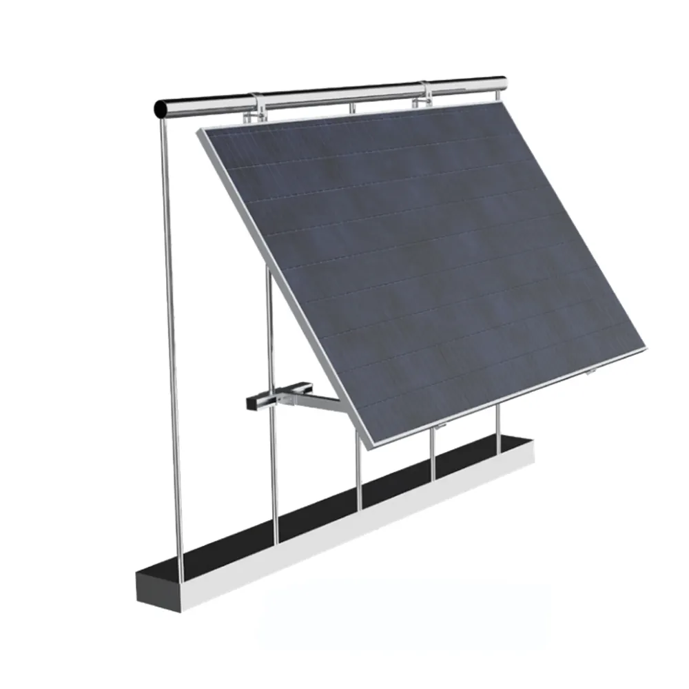 Balcony Mini PV System Mounting System Solar Panel Handrail Bracket Mount