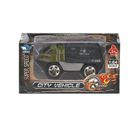 Venta Directa de Fábrica: Coche de Juguete de Metal Fundido a Presión con Ruedas Libres para Niños, Escala 1:64