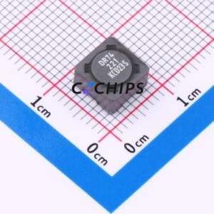 Inducteur de puissance SMD DR74-221-R, 7,6x7,6 mm (Inductance : 220 µH) (Précision : 20 % Courant nominal : 560 mA) - Product Image 1