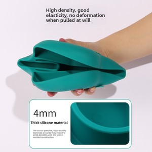 Bestseller Transfrontaliero: <span class=keywords><strong>Set</strong></span> per la Cura del Bambino con Piatti in Silicone a Forma di Elefante, Ciotole con Ventosa, Stile Cartone Animato, Sicuro per Alimenti - Product Image 3