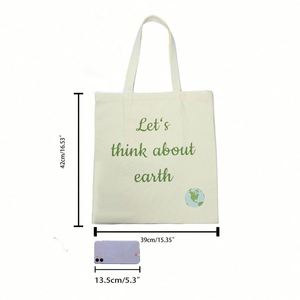 Hot Sale USA Warehouse Design Digital Printed Fashion Canvas Beach Tote <b>Bags</b> for Women - Product Image 5