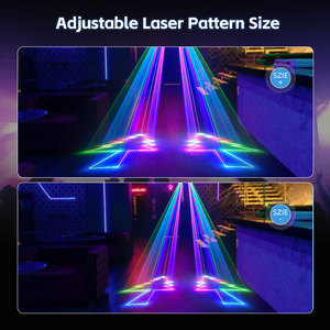 Luz Láser LED de Proyección Dual 3D, Blanco Cálido, Animación, Control DMX512, Material de Aluminio y PC, para Hoteles, KTV, Discotecas - Product Image 5