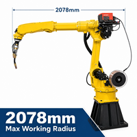 Bras de robot industriel Thinkmotion à 6 axes pour soudage, meulage et manutention, charge utile de 6 kg, portée de 2078 mm, PLC, boîte de vitesses, moteur, CNC, usine
