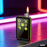 Briquet électronique rechargeable USB OEM en gros, vide, personnalisé, coupe-vent, pour extérieur, accessoires