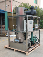 Pecold 30 Ton Tube Ice Machine 110V Compresor industrial 1000kg Producción de hielo a gran escala Cadena de frío Logística Marca Bristol