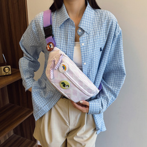 Sac de messager décontracté pour femmes sac de sport de style forêt fraîche adapté au transport de voyage cyclisme et voyage - Product Image 1