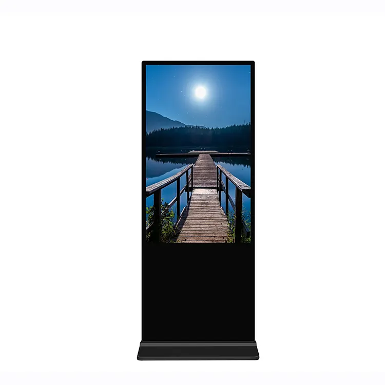 Готовый к отправке пульт дистанционного управления рекламный экран цифровой дисплей внутренний ЖК-дисплей магазин вертикальный тотемный напольный вывеска