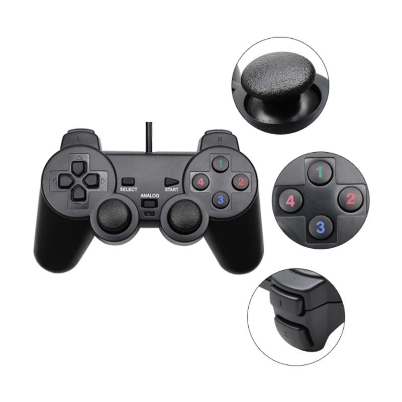 USB Wired <strong>PC</strong> Game <strong>Controller</strong> Gamepad Shock Vibration Joystick Game Pad Joypad Control for <strong>PC</strong> Computer Laptop Gaming <strong>Play</strong>