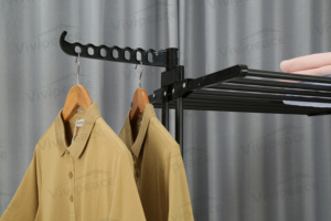 Porte-vêtements <span class=keywords><strong>pas</strong></span> <span class=keywords><strong>cher</strong></span> à 3 niveaux pour séchage de vêtements - Product Image 6