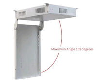 Support de télévision motorisé en métal pour salon intelligent, 32 à 75 pouces, design encastré dissimulé au plafond, OEM
