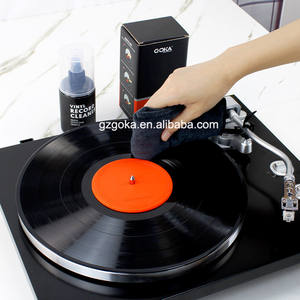 Produits d'usine 3in1 Kit d'entretien de nettoyage de plateau tournant 200ml Solution de nettoyage d'enregistrement Chiffon en microfibre et tampon en silicone 105mm - Product Image 4