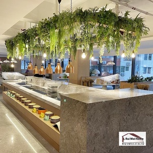 Mori Persian Felce ciondolo verde pianta di simulazione paesaggio per il soffitto decorazione della parete per natale pasqua di capodanno laurea - Product Image 2