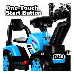 Excavadora Eléctrica de 24V con Licencia para Niños de 2 a 7 Años, con Pedal, Control Remoto, MP3, Construcción de Plástico Resistente, para Uso en Exteriores - Product Image 6
