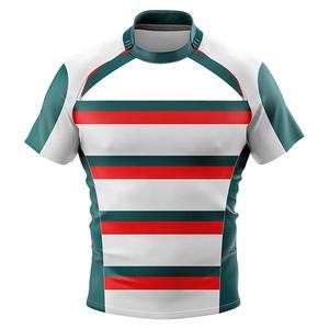 Chemise de rugby à sublimation personnalisée, ensemble d'équipe vierge, maillot de rugby - Product Image 1