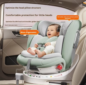 Siège <span class=keywords><strong>auto</strong></span> enfant DWARFOO allemand pour voitures de <span class=keywords><strong>0</strong></span> à 12 ans, siège inclinable portable en coton avec capacité de 36 kg, modèle DWF-LYB833 - Product Image 3