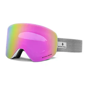 Snowboard Goggle HUBO Sports Support Custom Small Wholesale Magnetic Frameless Designer Best Mirrored Snowboard Glasses Snow Ski Goggles