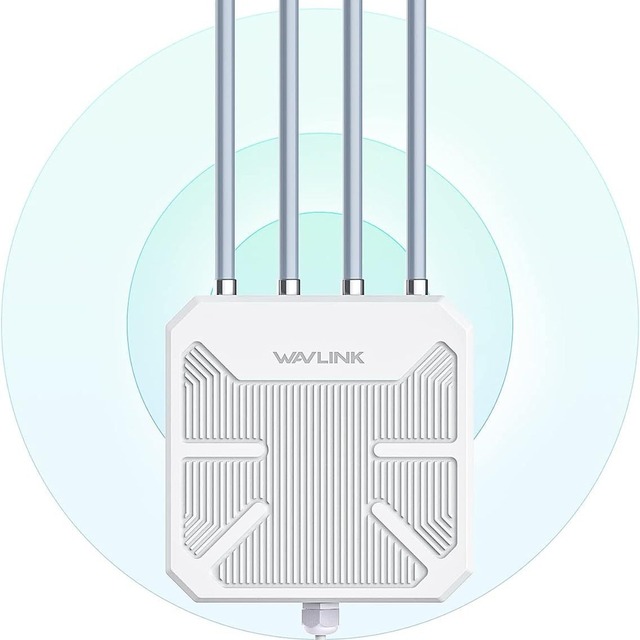 Waterproof WiFi 6 AX3000 Dual 2.4GHz 5GHz Long Range Wireless AP Outdoor Router