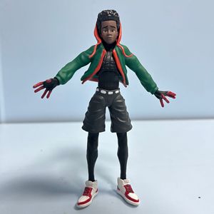 <span class=keywords><strong>Marvel</strong></span> Spider-Verse Miles Spider-Man Figurine d'action en PVC à double tête, modèle de collection, <span class=keywords><strong>cadeau</strong></span> <span class=keywords><strong>pour</strong></span> les 14 ans et plus - Product Image 3