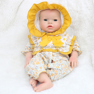 Poupées réalistes de 20 pouces, bébés reborn, poids réel, peintes en 3D, en silicone souple, mini jouets, poupées de mode <span class=keywords><strong>qui</strong></span> boivent et font <span class=keywords><strong>pipi</strong></span>, pour filles - Product Image 2