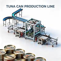 Ligne de production entièrement automatique de thon en conserve SUMPOT, stérilisateur sous vide, usine complète de transformation du thon en conserve