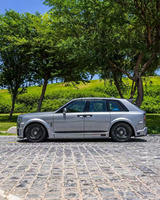 Kit de Carrocería de Fibra de Carbono Seca de Alta Calidad para Rolls-Royce Cullinan, Color Negro Carbono, 100% Compatible, Parachoques Delanteros/Traseros, Alerones, Capó, Carrocería Ancha