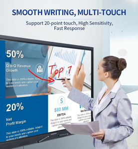 Bảng Thông Minh Di Động Điện Tử Cho Lớp Học Trưng Bày Văn Phòng Bảng Tương Tác 75 Inch Kèm Máy Chiếu - Product Image 4