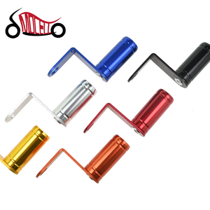 Support d'extension CNC pour moto, adaptateur de fixation de rétroviseur de guidon, support d'extension de lumière de moto, support de téléphone - Product Image 2