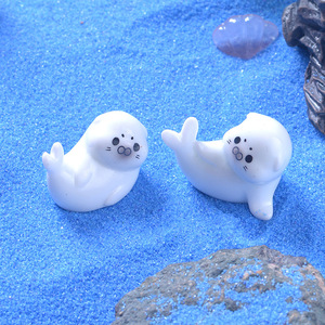 Nuevo Adorno de Resina para Acuario: Micro Paisaje de León Marino Pequeño y Lindo, Decoración DIY para Peceras y Acuarios - Product Image 4