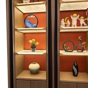 Kabinet Display <span class=keywords><strong>Modern</strong></span> mewah terlaris dapat disesuaikan furnitur ruang tamu Multi kompartemen kapasitas besar warna dapat disesuaikan - Product Image 2