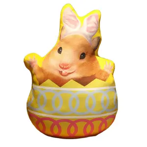 创意复活节兔子毛绒枕头毛绒玩具兔子娃娃家用枕垫儿童布娃娃