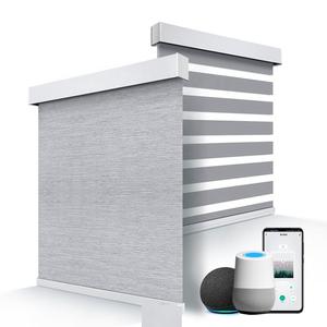 Persianas Inteligentes Zebra para Alexa y Google Home, Persianas Enrollables Motorizadas Día y Noche, Cortinas Automáticas de Doble Capa Opacas para Ventanas - Product Image 1