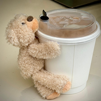 Jouets en peluche Songshan de haute qualité, mignons mini-ours en peluche de 12 cm pour décorer les tasses à café, les pailles et les vêtements