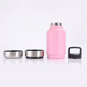 Stock 3 in 1 32oz Two Detachable Stainless Steel Insulated Vacuum <b>Thermos</b> Portable Dog Travel Flask Water Bottle Food <b>Bowls</b> - Product Image 3