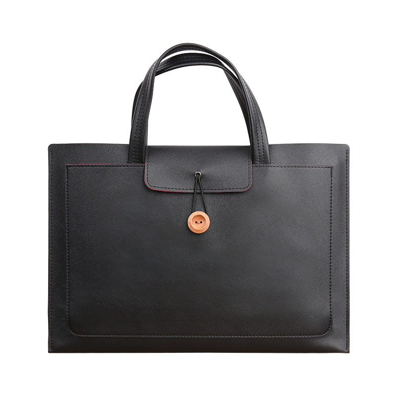 Poche à trois couches-noir et rouge-13 pouces universel