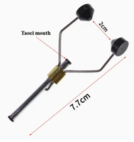 Kit d'outils pour nouer les nœuds de bobine de pêche à la mouche MF - Accessoires de pêche en plein air portables en acier inoxydable