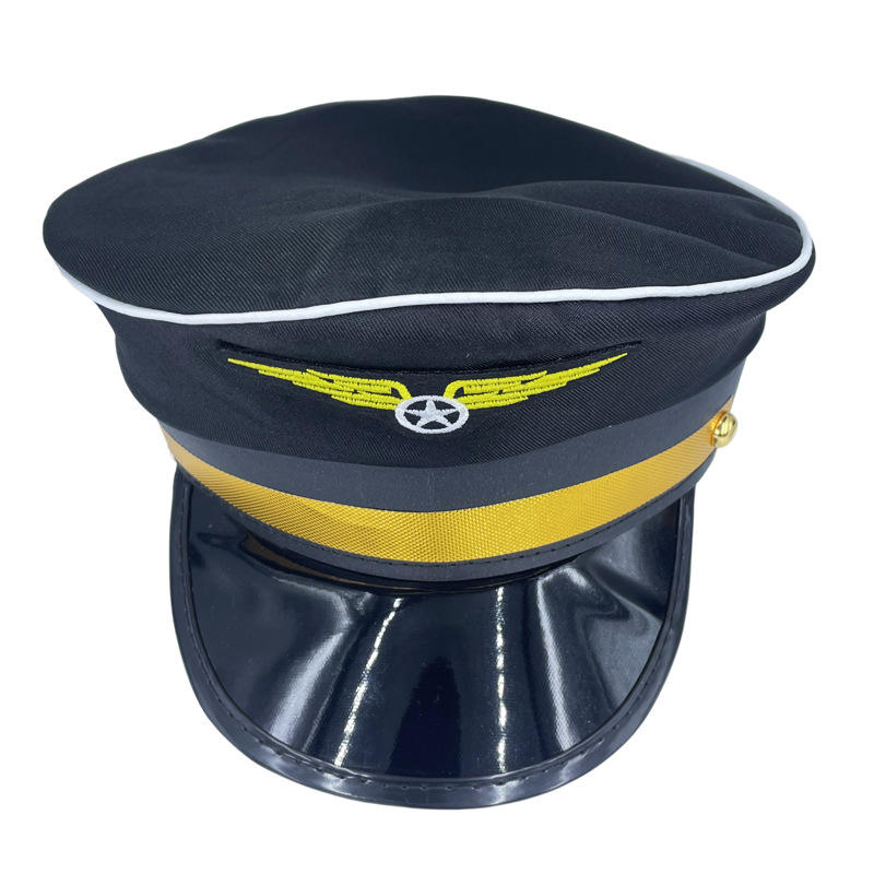 Airline Captain Cap Pilot Uniform Hat Custom Party Captain Hats