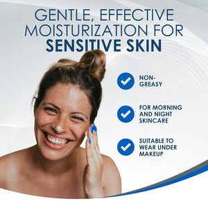 Crema Hidratante Facial para Piel Sensible con Ácido Hialurónico y Escualano, Disponible para Marca Privada OEM - Product Image 3