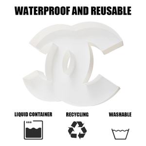 Bandeja de Plástico Lavable con Logotipo de Marca APL para Servir Alimentos, Postres, Frutas, Recipiente para Servir Golosinas en Fiestas - Product Image 5