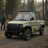 Электрический пикап 4x4 на заказ с грузовым отсеком для перевозки товаров на ранчо, напрямую от производителя