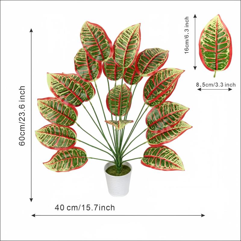 ใบไม้สีเขียว 18 ใบ